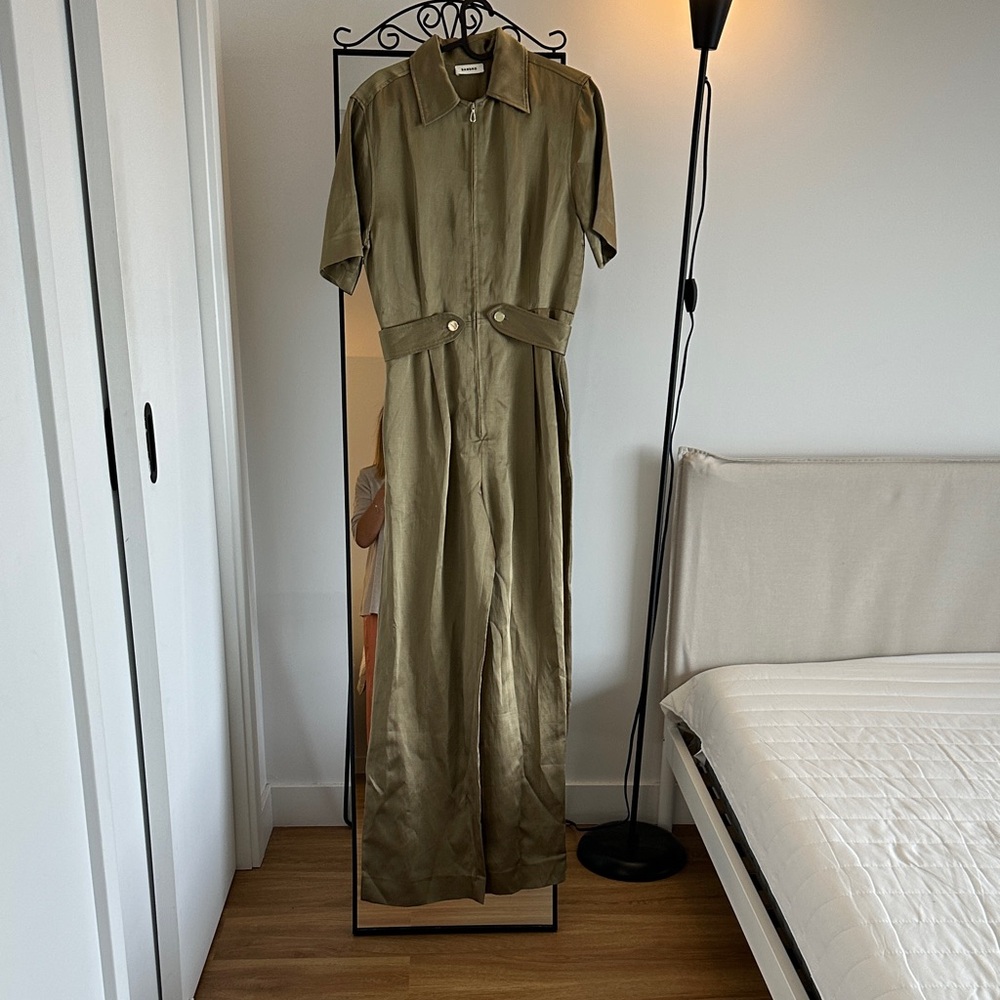 Sandro Olive Green Jumpsuit